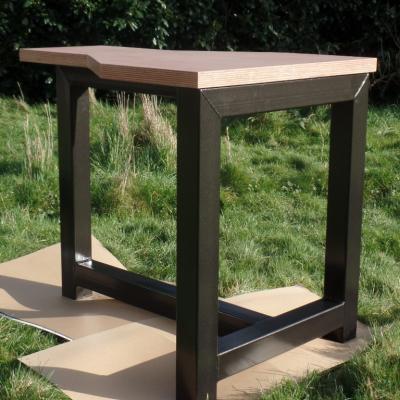 Voorbeeld van een benchrest tafel